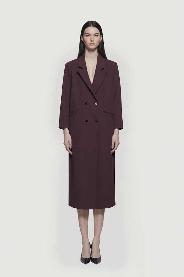 Roman Holiday Long coat in BROWN