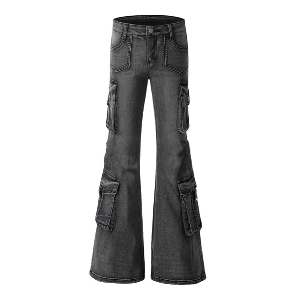 Y2K Multi Pocket High Street Heavy Industry Jeans